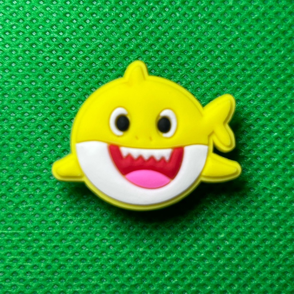 🌼 (5/$10 or 10/$15) NEW “Baby Shark” 🎀 Croc Charm Collection Yellow Baby Shark